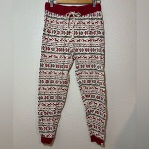 Burt’s Bees Organic Cotton Adult Christmas Pajamas Pants Size Medium. | holiday